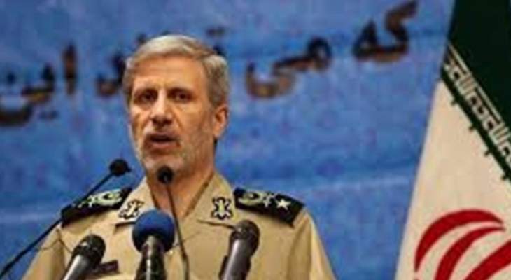 وزير الدفاع الإيراني كشف عن صاروخ من الجيل الجديد قصير المدى