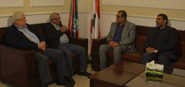 سعد استقبل وفدا من &quot;حماس&quot;: نؤكد دعمنا الكامل لقضية الشعب الفلسطيني