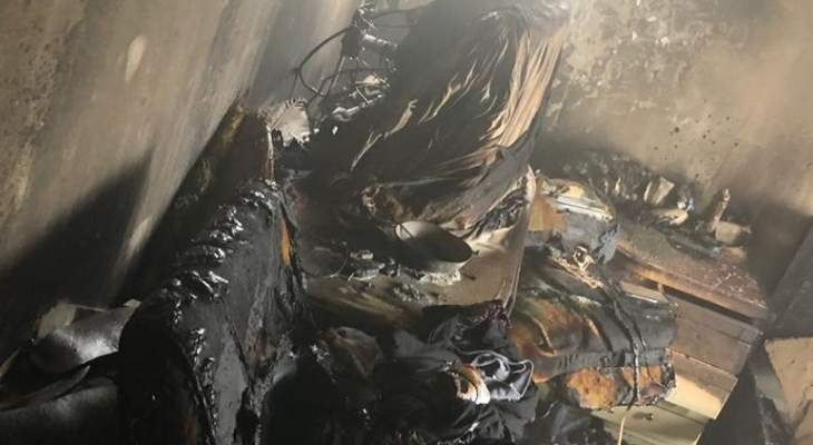 الدفاع المدني: إخماد حريق شب داخل منزل في كفرعقا 