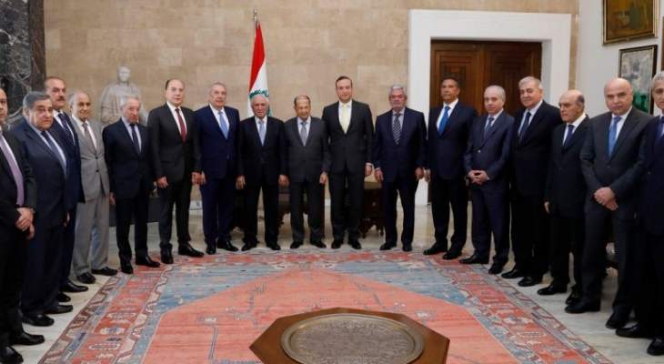 الرئيس عون استقبل رئيس مجلس الأعمال اللبناني - السعودي على رأس وفد