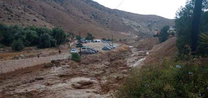 ارتفاع عدد قتلى الفيضانات في الأردن إلى 11 شخصاً