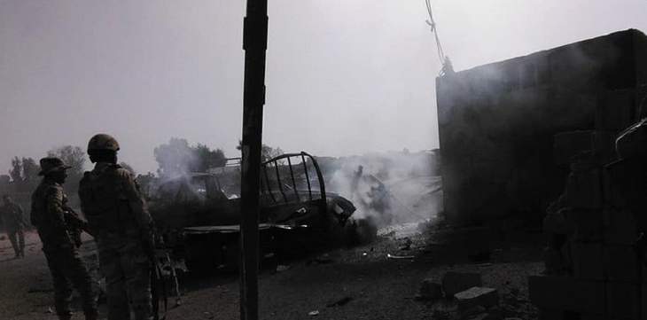 قتيلان بانفجار سيارة مفخخة في مدينة القائم العراقية قرب الحدود السورية
