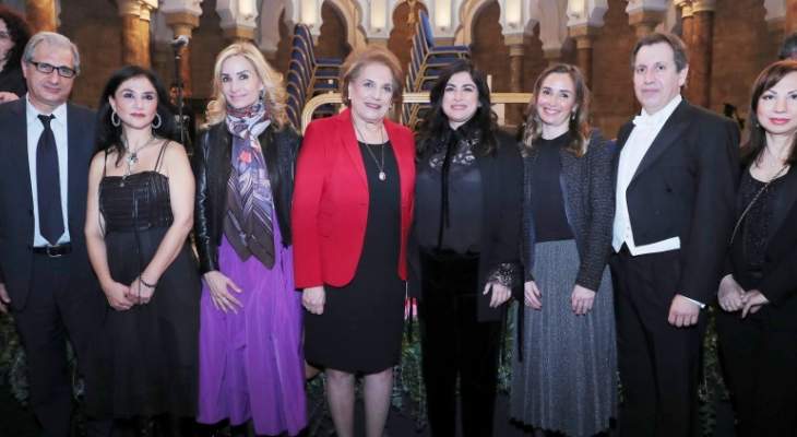 اللبنانية الأولى رعت حفلا موسيقيا لمناسبة "اليوم العالمي للمرأة"