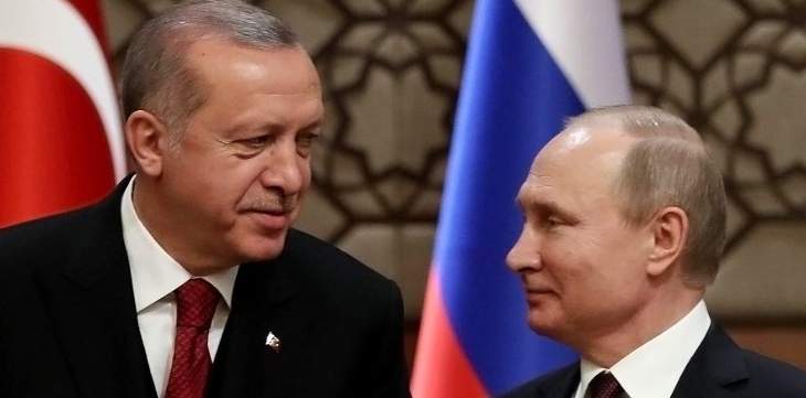 بوتين:علاقاتنا مع تركيا تتطور بشكل إيجابي وسنبحث بسبل حل بعض القضايا المعقدة