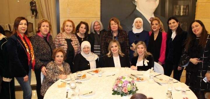 كلودين عون روكز أكدت أهمية دعم الإبداع النسائي العربي وتبادل الخبرات بينهن