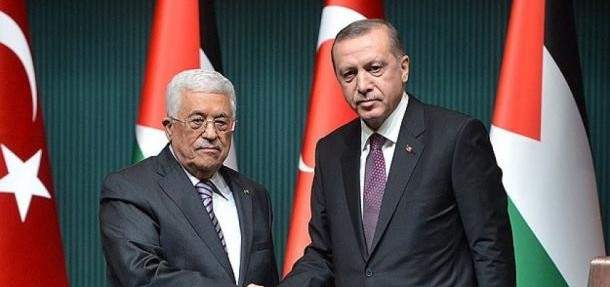 الرئيس الفلسطيني يهنئ أردوغان بفوز حزبه في الانتخابات المحلية