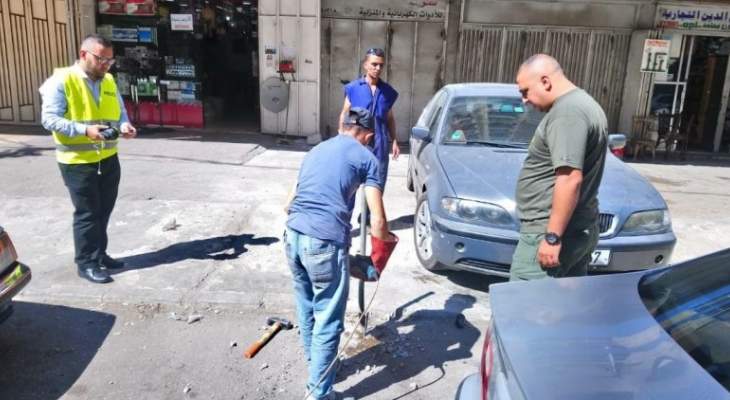 النشرة: شرطة بلدية طرابلس واصلت حملة ازالة المخالفات 