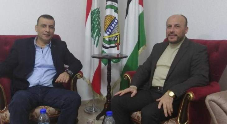 ممثل حركة حماس استقبل وفداً من حركة فتح_التيار الإصلاحي