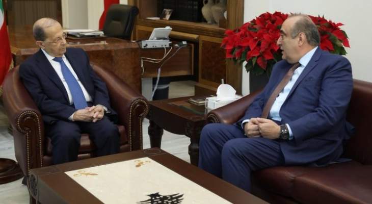 الرئيس عون استقبل عبود وسفير لبنان المعيّن في نيجيريا