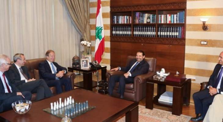 وفد برلماني بريطاني زار الحريري: نستطيع مساعدة لبنان إقتصاديا وتجاريا