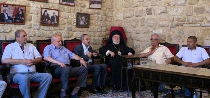 المطران كفوري: موقف الكنسية الأرثوذكسية ثابت من القضية الفلسطينية