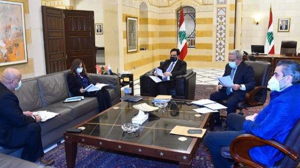 دياب بحث مع مدير دائرة المشرق بالبنك الدولي المساعدات التي يقدمها البنك للبنان
