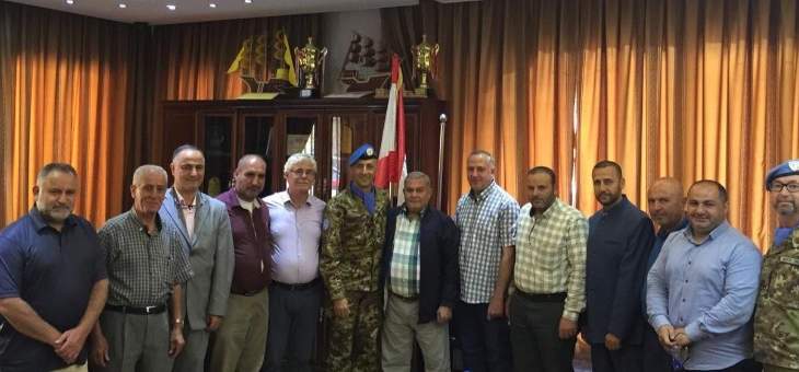قائد القطاع الغربي لليونيفيل التقى رؤساء بلديات إتحاد قضاء بنت جبيل