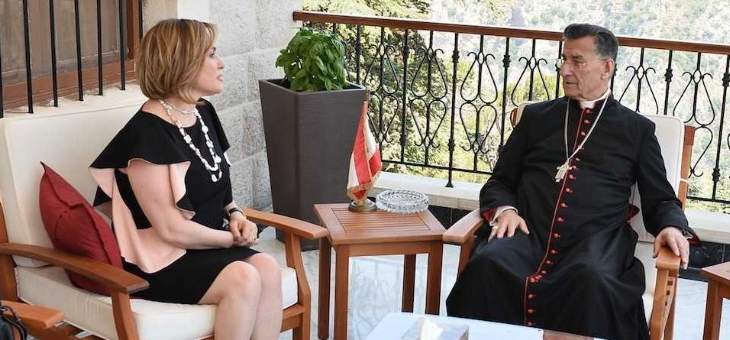 الراعي التقى وزيرة استرالية من اصل لبناني ورؤساء بلديات