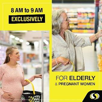 ساعات تسوق حصرية للمسنين والنساء الحوامل في سبينيس والخدمة تمتد إلى 24 ساعة 