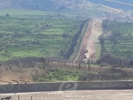 النشرة: قوة إسرائيلية تفقدت الطريق العسكري بمحاذاة السياج الحدودي