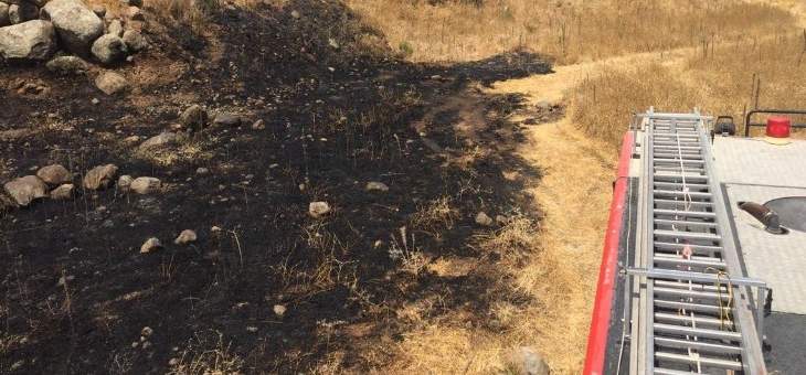 الدفاع المدني: إخماد حريق شب في اعشاب يابسة في شدرا في عكار