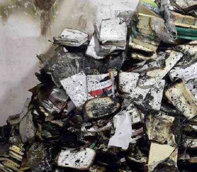 حريق في مخازن دار الأمير في بيروت التهم قسما من الكتب