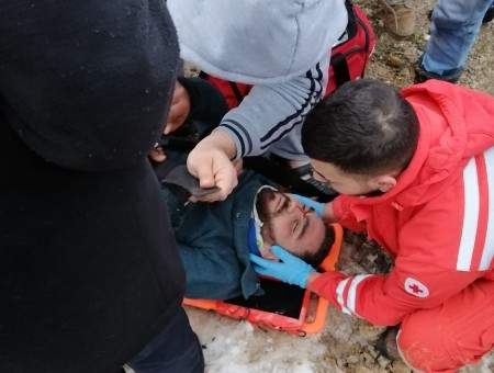 النشرة: اصابة مواطن جراء تدهور آليته على الثلج في شبعا
