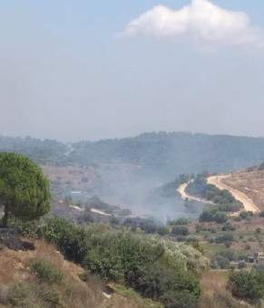 النشرة: حريق أدى الى إنفجار ثلاثة ألغام من مخلفات الجيش الاسرائيلي في ميس الجبل