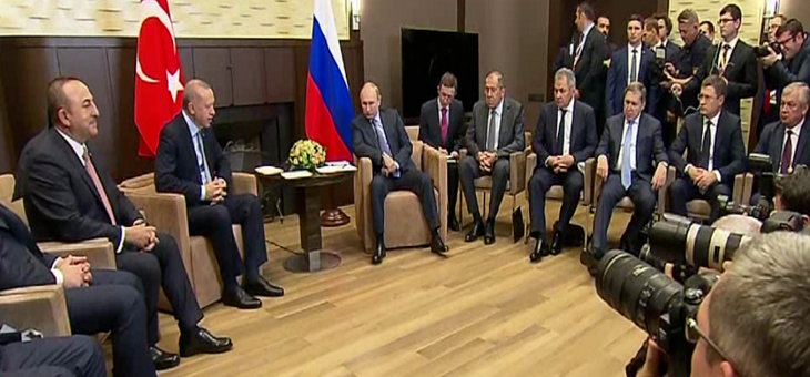 بوتين: الوضع بسوريا صعب والجميع يرى ذلك والمشاورات بين موسكو وأنقرة ضرورية