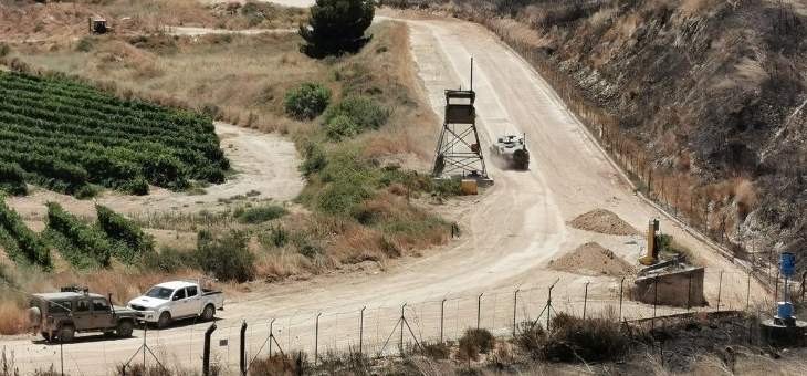 الجيش الاسرائيلي تابع اعمال الحفريات بالجهة المقابلة لخراج بلدة بليدا