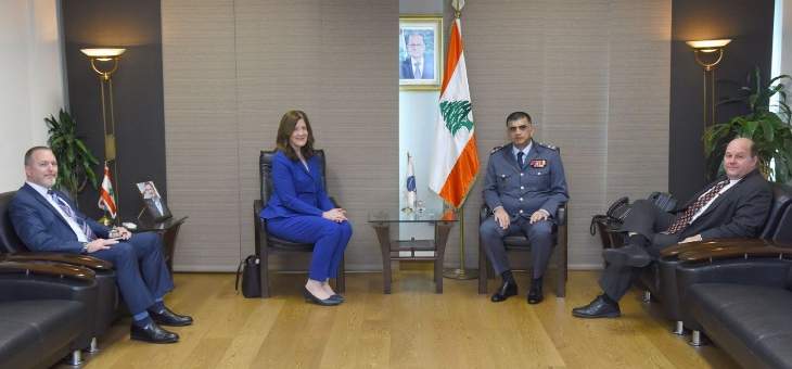 عثمان التقى السفيرة الأميركية الجديدة في لبنان