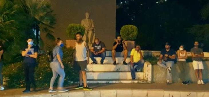 وقفة احتجاجية في جونية أمام تمثال فؤاد شهاب