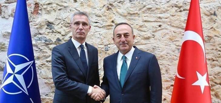 وزير الخارجية التركية بحث مع أمين عام "الناتو" بالاتفاق التركي- الأميركي