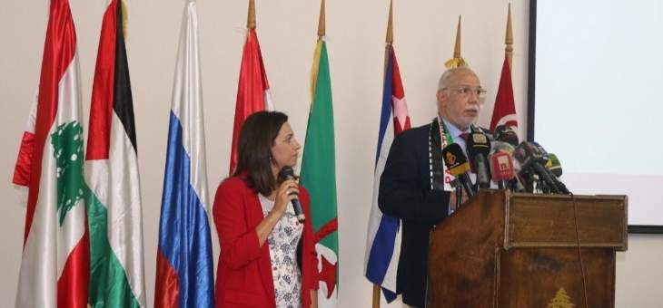 السفير الفنزويلي في لبنان: نطالب بضمانات دولية لوقف الأعمال العدائية بحق الشعب الفلسطيني
