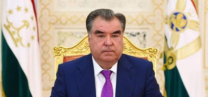 فوز رئيس طاجيكستان بولاية جديدة مدتها 7 سنوات