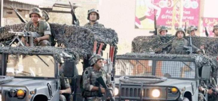 النشرة: الجيش اللبناني طوق اشكالا تخلله إطلاق نار في رياق 