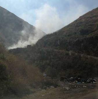 النشرة: أهالي صير الغربية يناشدون وقف حرق النفايات في مكب البلدة