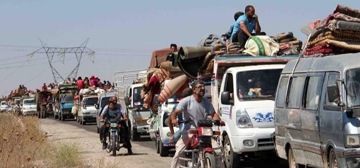 عودة أكثر من 1600 نازح سوري من أراضي لبنان والأردن الى سوريا بـ24 ساعة