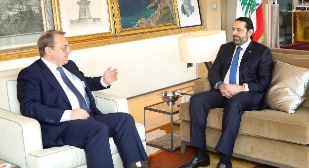 خارجية روسيا: اتصال بين الحريري وبوغدانوف تناول مسألة إرسال لقاحات إلى بيروت وتشديد على ضرورة التشكيل السريع للحكومة