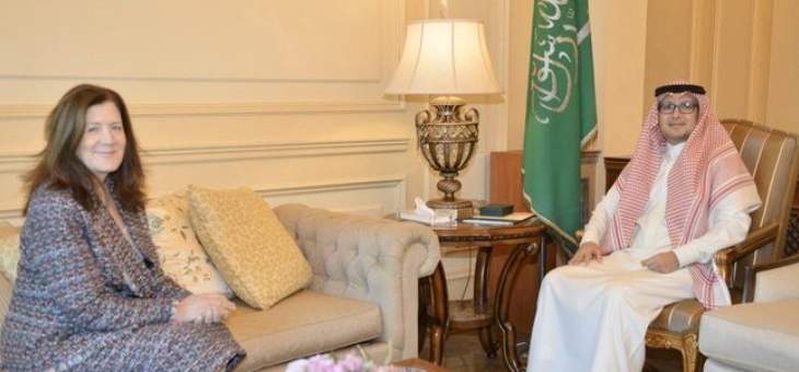 السفير السعودي بحث مع السفيرة الأميركية التطورات السياسية الراهنة