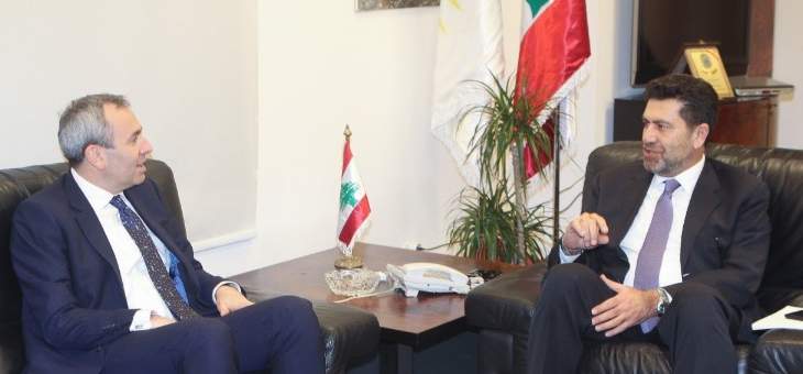سفير بريطانيا أكد لغجر إستعداد الشركات البريطانية للإستثمار في لبنان