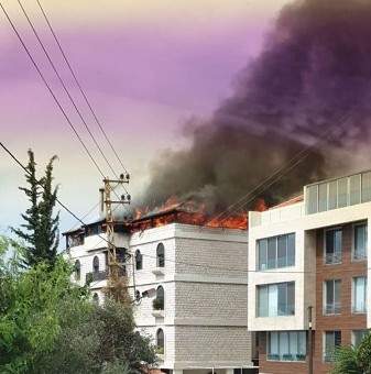الدفاع المدني: إخماد حريق بنى سكني في وادي شحرور وآخر داخل شقة في الشويفات