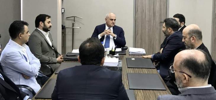 وزير المال التقى وفداً من نقابة موظفي قطاع شركتي الخلوي ALFA و TOUCH 