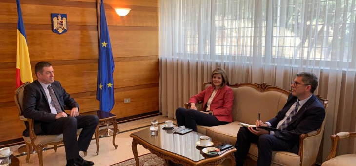 خريش بحثت مع سفير رومانيا في لبنان الأوضاع الراهنة والشؤون المشتركة