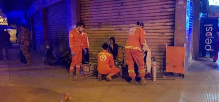 إصابة 24 شخصا نتيجة حريق داخل مستودع أقمشة في طرابلس