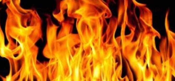 إخماد حريق كبير في خراج بلدة عدبل العكارية