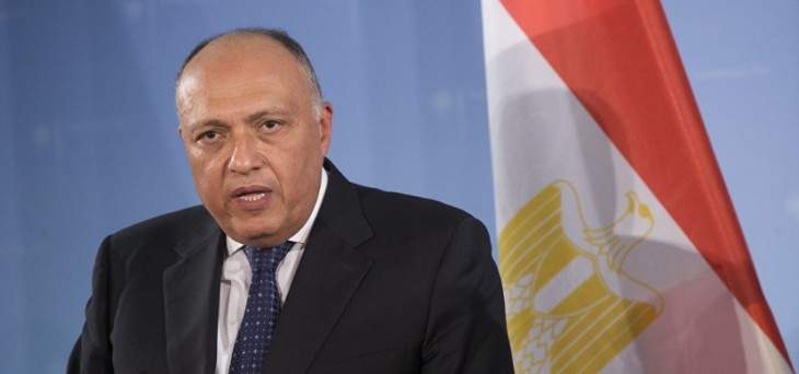 وزير الخارجية المصري: نرفض تدخلات إيران وأمن الخليج من أمن مصر