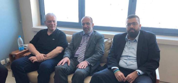 احمد الحريري زار  المفتي الميس في مستشفى الروم للاطمئنان على صحة 