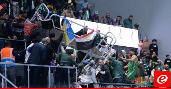 27 injured in a runway fall in Hassan Mustafa Hall during Super Basket game