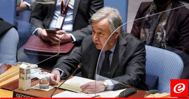 Guterres called for the resumption of the electoral process in Libya