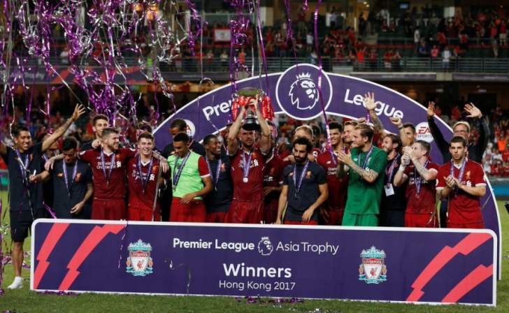 ليفربول يحرز لقب الدوري الانكليزي في اسيا 