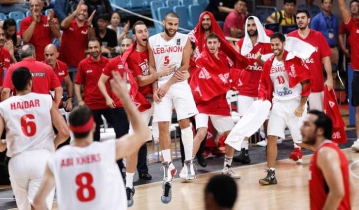 لبنان يفوز على يوباك الصربي بفارق ست نقاط إستعدادا لبطولة آسيا